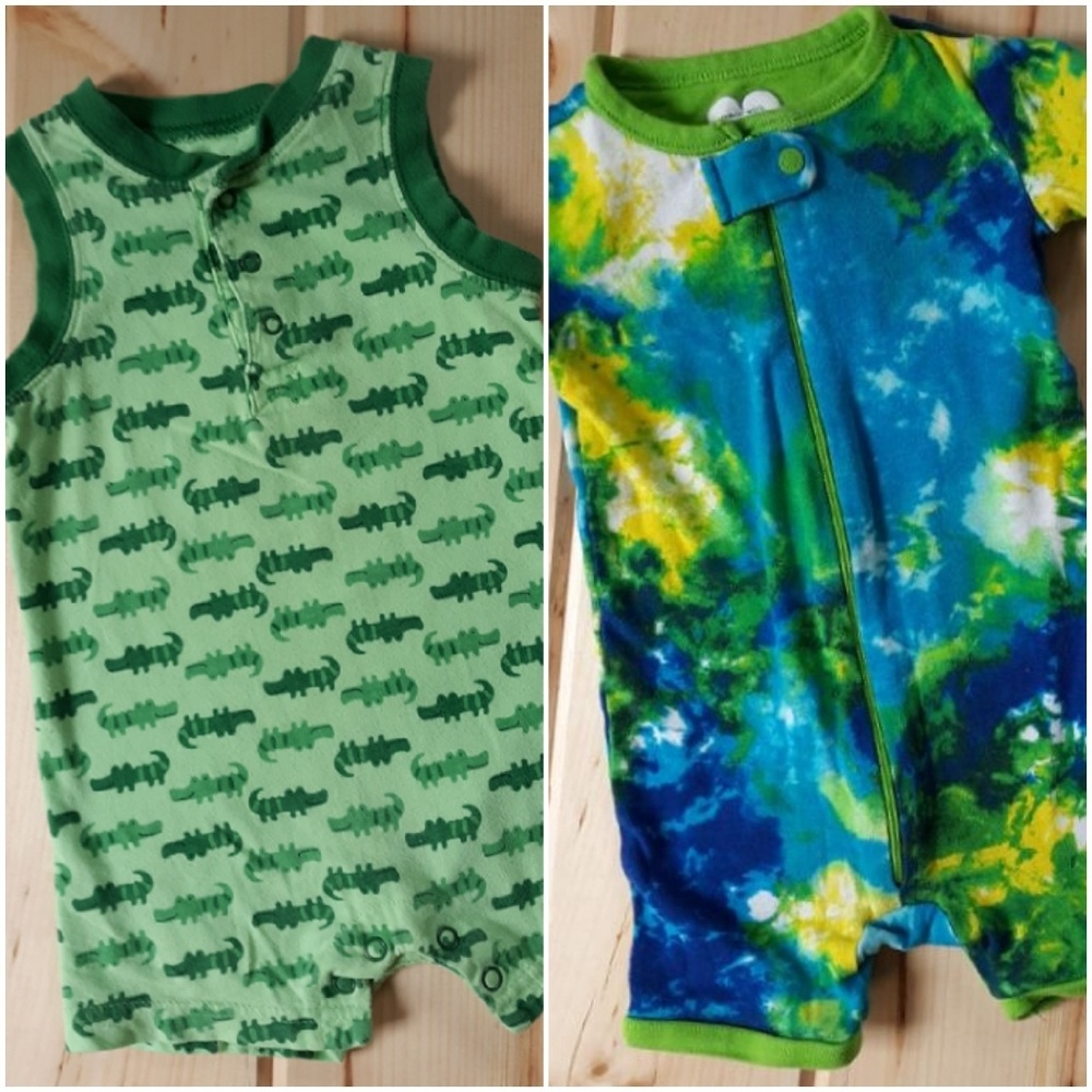 Summer Shorts Jumper Bundle Tie Dye & Crocodiles
